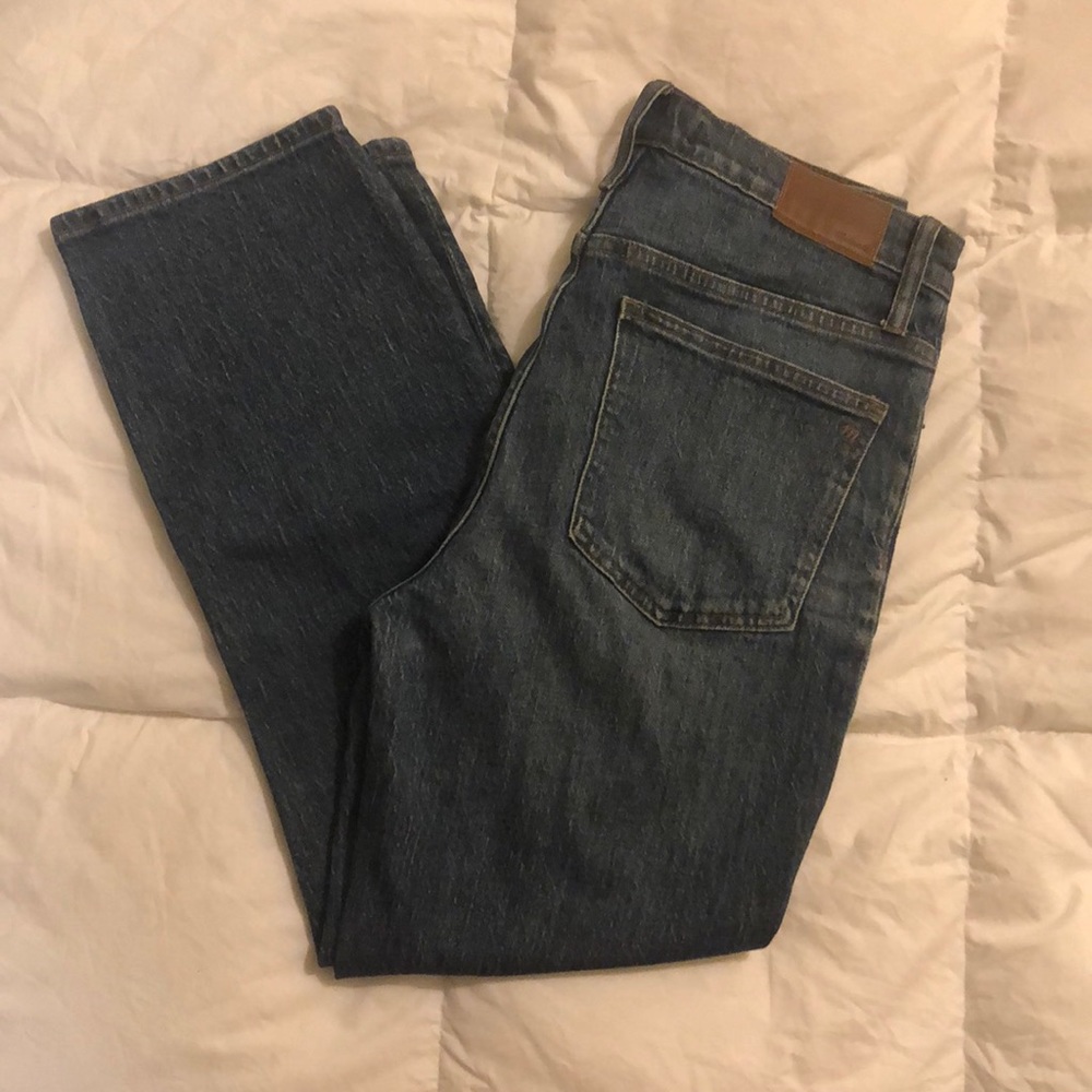 Madewell High Ride Classic Straight Jeans